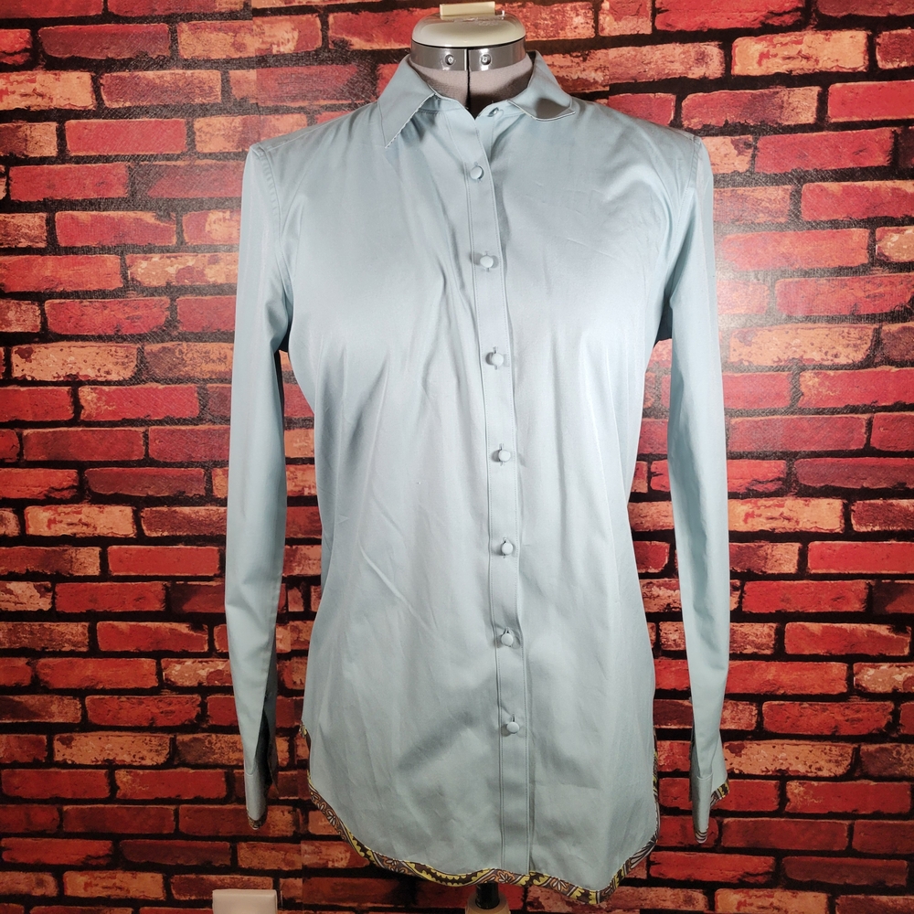 Brooks Brothers Light Blue Long Sleeve Blouse